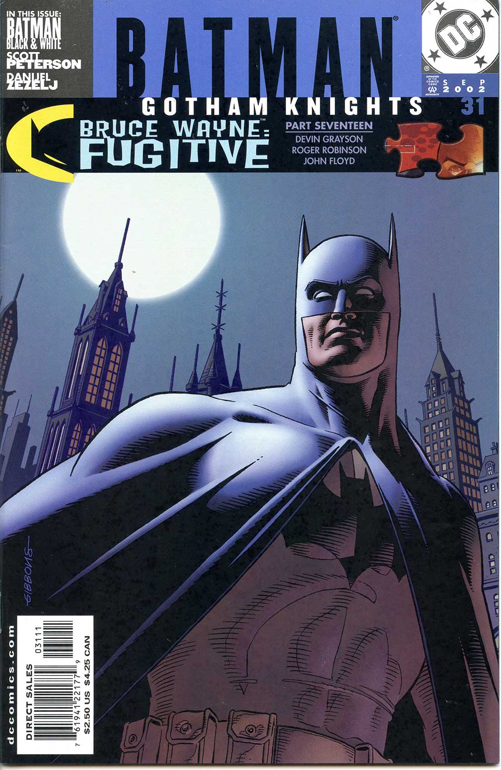 BATMAN GOTHAM KNIGHTS #1 NEAR MINT 2000 DC COMICS 
